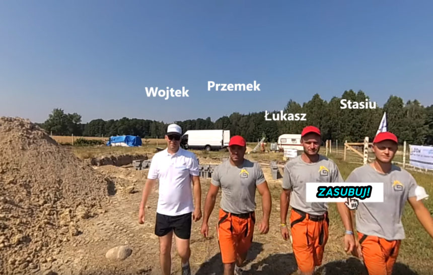 Przemek działa, nasz budowlaniec Łukasz wyrabia klej, Wojtek na wakacjach 😲 a Stasio na urlopie 😭