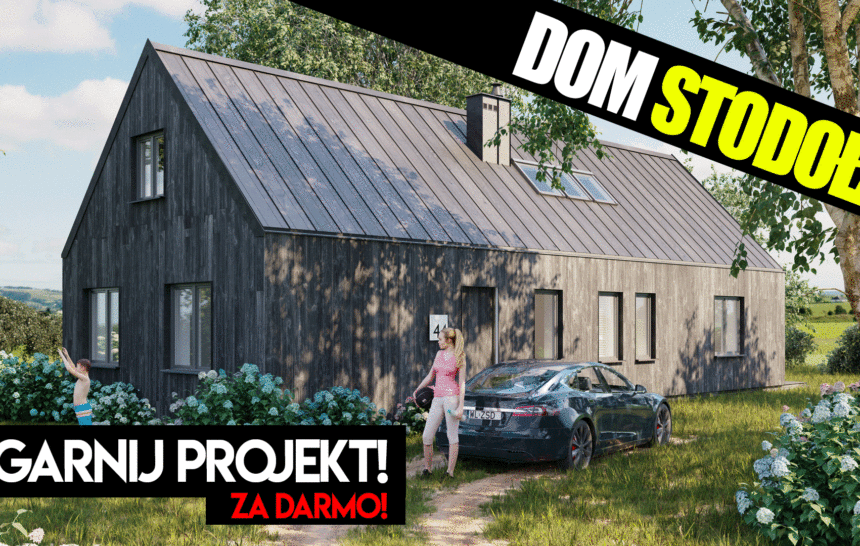 🏠 Dom stodoła szkieletowa 🏠 | Projekt domu stodoły | ⛔ Zgarnij projekt domu! ⛔