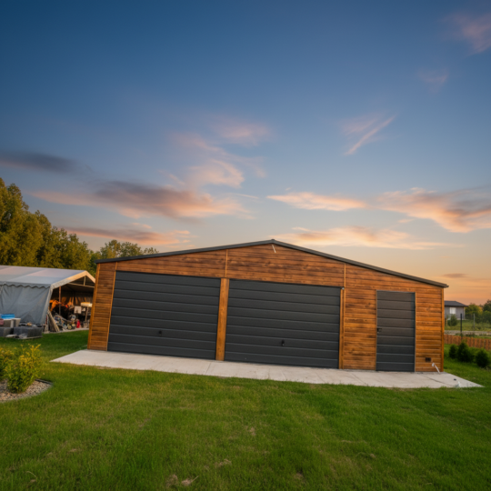 projekt garażu na zgłoszenie